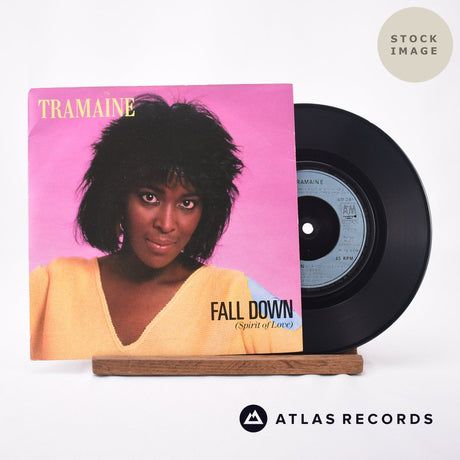 Tramaine Fall Down 7" Vinyl Record - Sleeve & Record Side-By-Side