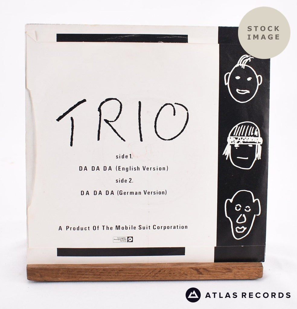 Trio Da Da Da 1992 Vinyl Record - Reverse Of Sleeve