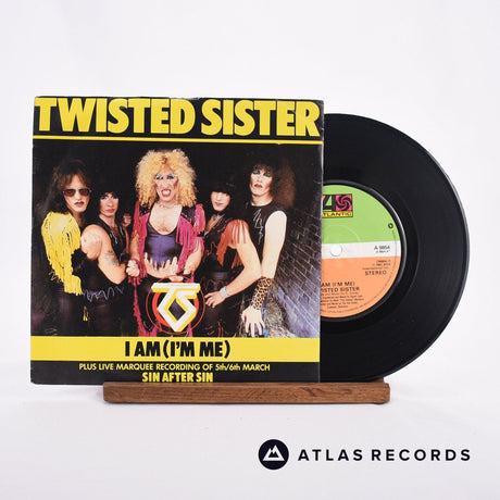 Twisted Sister I Am (I'm Me) 7" Vinyl Record - Front Cover & Record