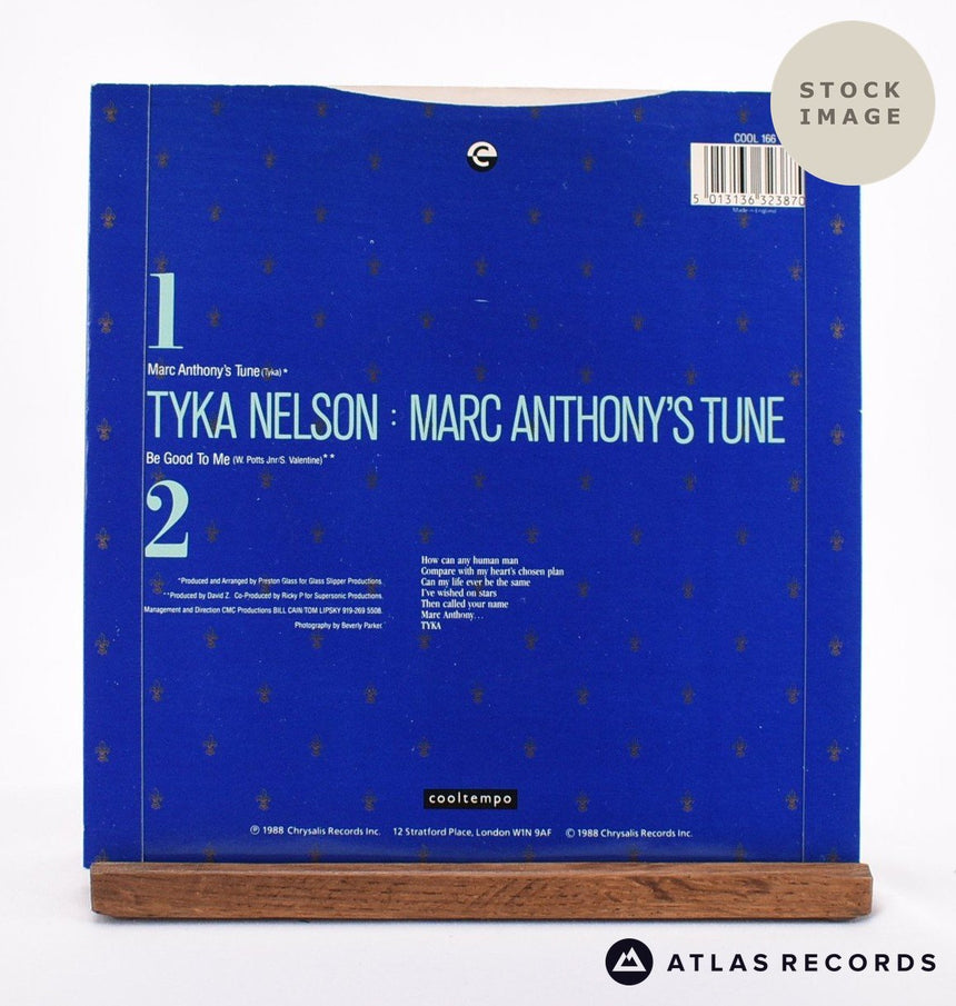 Tyka Nelson Marc Anthony's Tune 7" Vinyl Record - Reverse Of Sleeve