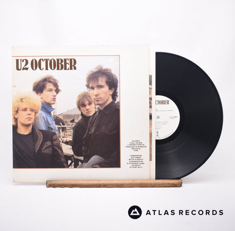 U2 October LP Vinyl Record - Front Cover & Record