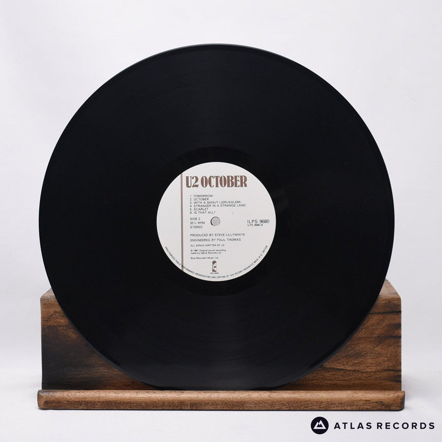U2 - October - LP Vinyl Record - VG+/EX