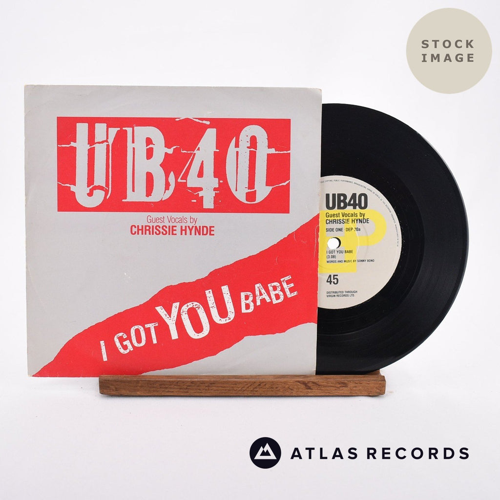 UB40 I Got You Babe 1980 Vinyl Record - Sleeve & Record Side-By-Side