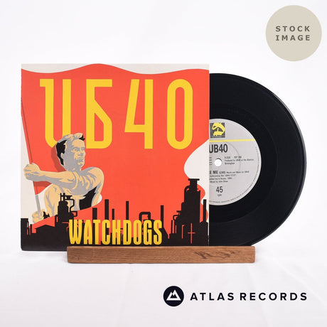 UB40 Watchdogs Vinyl Record - Sleeve & Record Side-By-Side