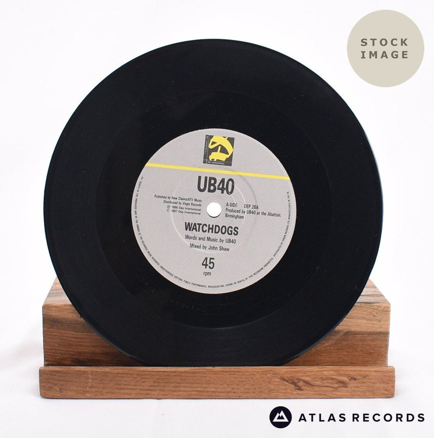 UB40 Watchdogs Vinyl Record - Record B Side