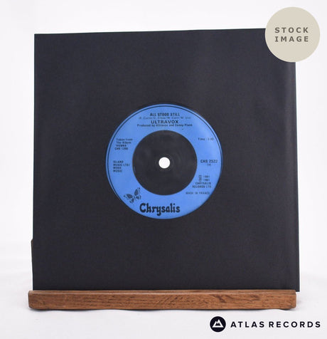 Ultravox All Stood Still 7" Vinyl Record - Sleeve & Record Side-By-Side