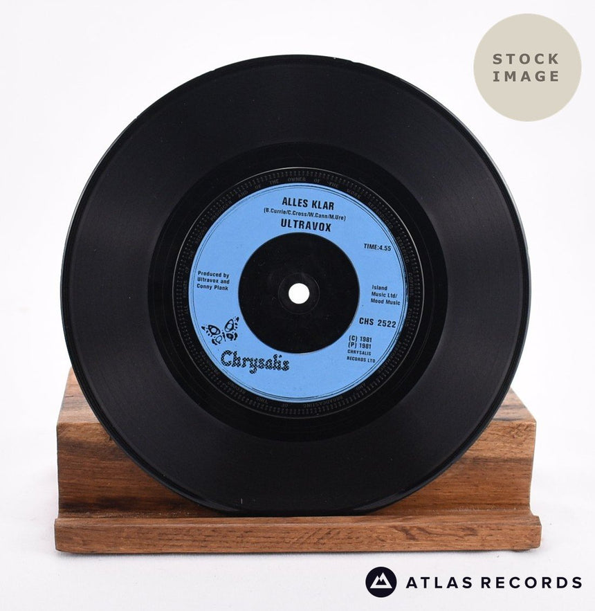 Ultravox All Stood Still Vinyl Record - Record B Side