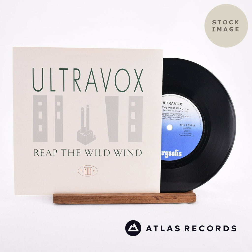 Ultravox Reap The Wild Wind 1980 Vinyl Record - Sleeve & Record Side-By-Side
