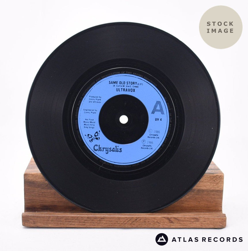 Ultravox Same Old Story 7" Vinyl Record - Record B Side