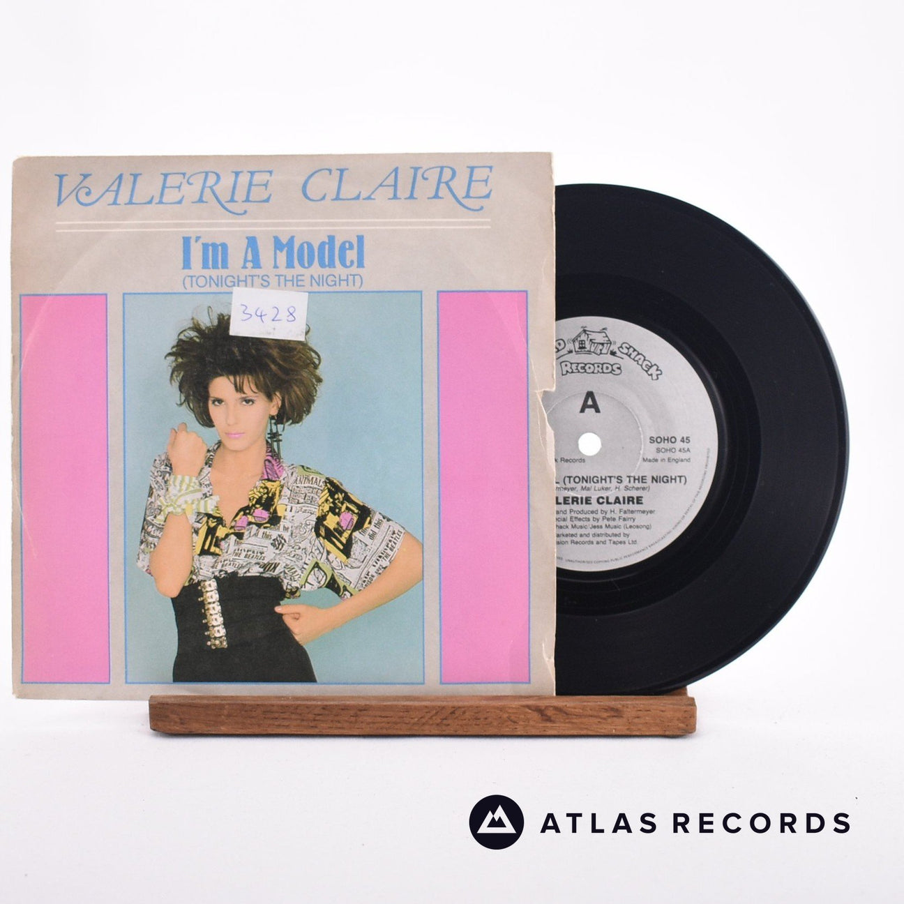 Valerie Claire I'm A Model 7" Vinyl Record - Front Cover & Record