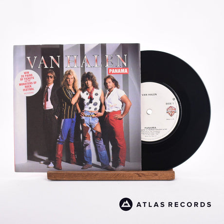 Van Halen Panama 7" Vinyl Record - Front Cover & Record