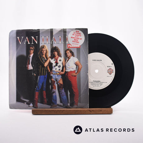 Van Halen Panama 7" Vinyl Record - Front Cover & Record