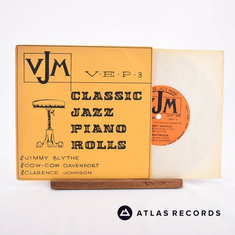 Various Classic Jazz Piano Rolls 7" Vinyl Record - Front Cover & Record