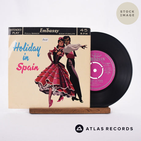 Various Holiday In Spain Vinyl Record - Sleeve & Record Side-By-Side
