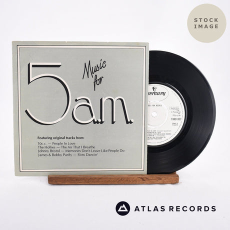 Various Music For 5a.m. Vinyl Record - Sleeve & Record Side-By-Side