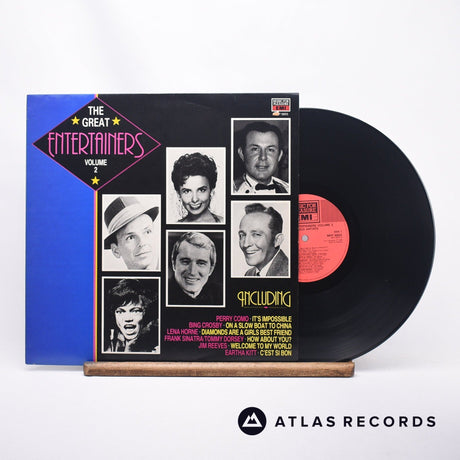 Various The Great Entertainers Volume 2 LP Vinyl Record - Front Cover & Record