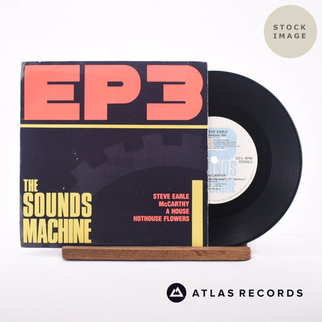 Various The Sounds Machine EP 3 7" Vinyl Record - Sleeve & Record Side-By-Side