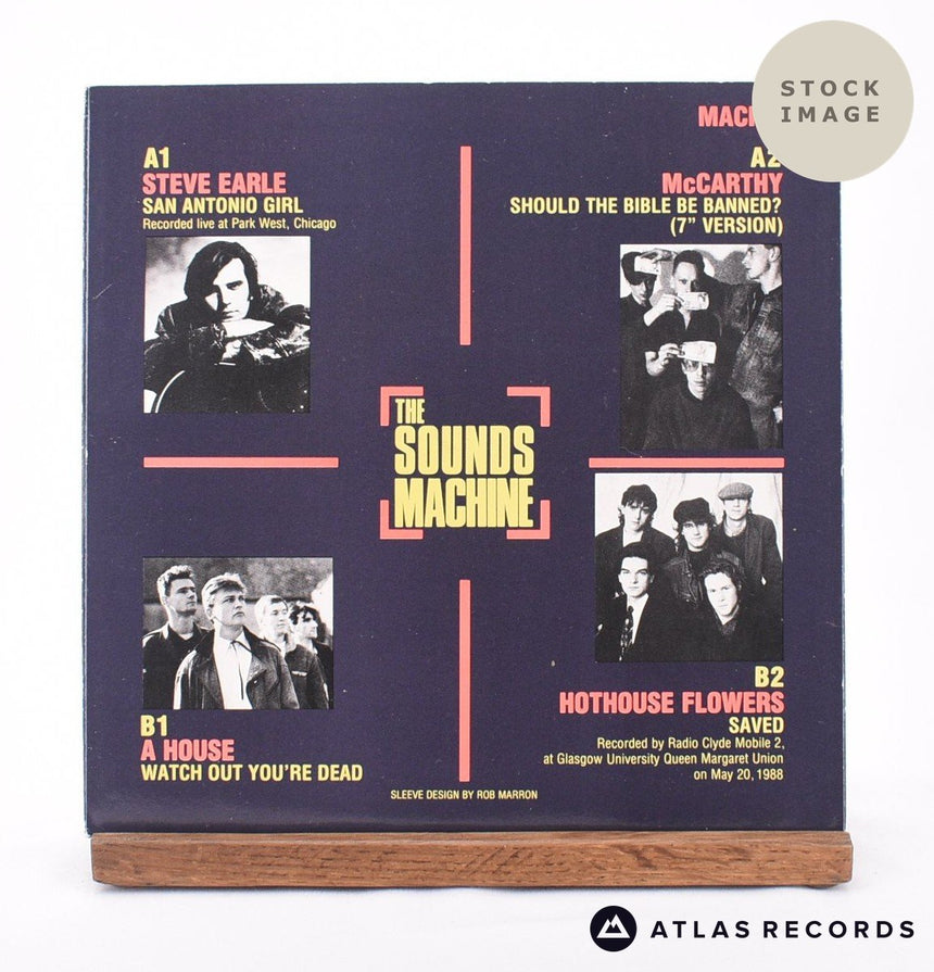 Various The Sounds Machine EP 3 7" Vinyl Record - Reverse Of Sleeve