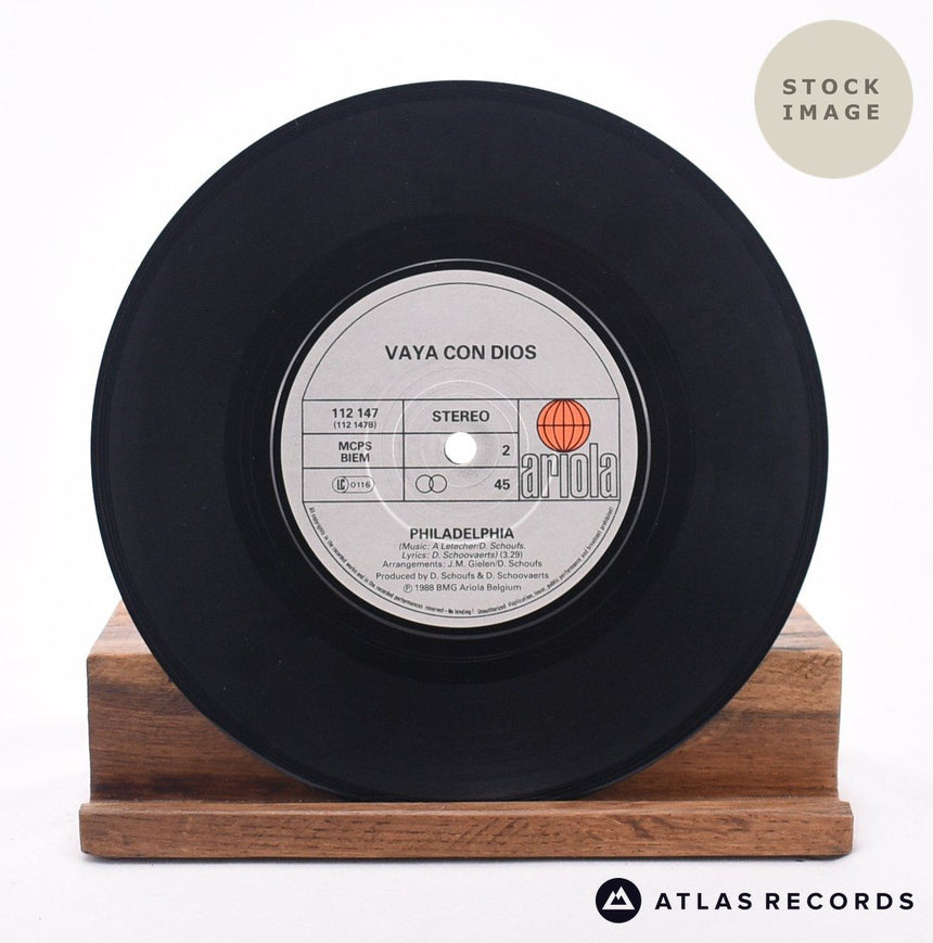 Vaya Con Dios Just A Friend Of Mine 7" Vinyl Record - Record B Side