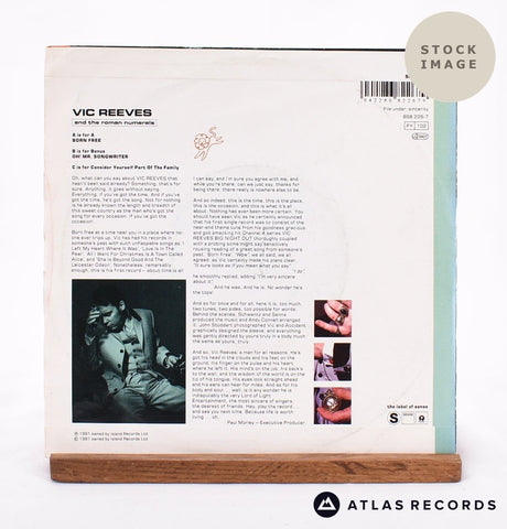 Vic Reeves Born Free 1987 Vinyl Record - Reverse Of Sleeve
