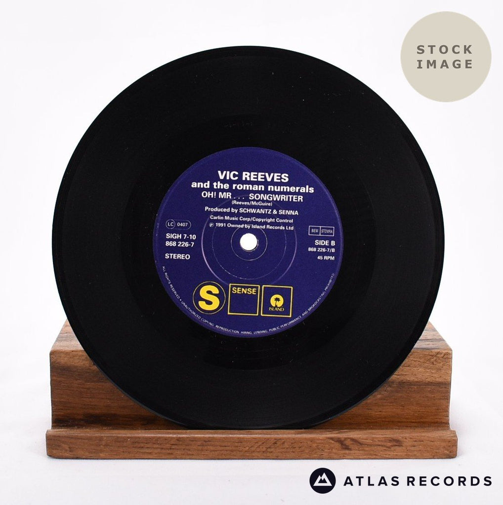 Vic Reeves Born Free Vinyl Record - Record B Side