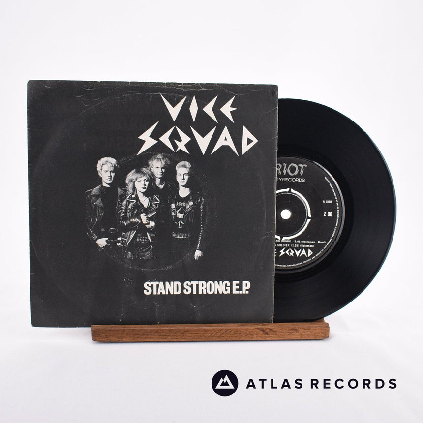 Vice Squad Stand Strong E.P. 7" Vinyl Record - Front Cover & Record