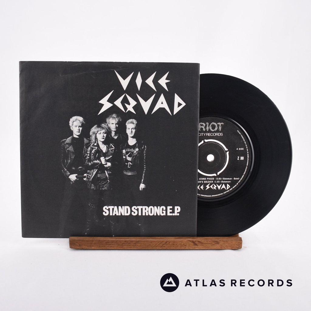 Vice Squad Stand Strong E.P. 7" Vinyl Record - Front Cover & Record
