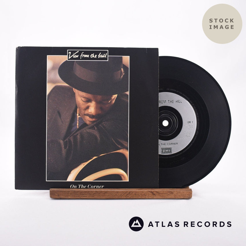 View From The Hill On The Corner 7" Vinyl Record - Sleeve & Record Side-By-Side