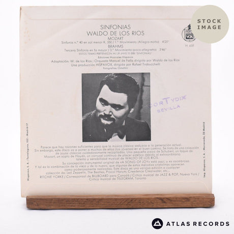 Waldo De Los Rios Sinfonias 7" Vinyl Record - Reverse Of Sleeve