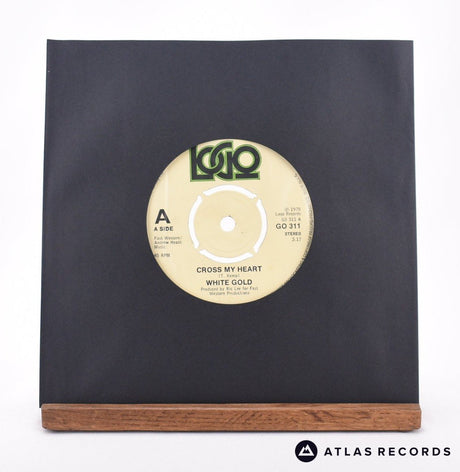 White Gold Cross My Heart 7" Vinyl Record - In Sleeve