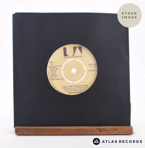 Whitesnake Fool For Your Loving 7" Vinyl Record - Sleeve & Record Side-By-Side