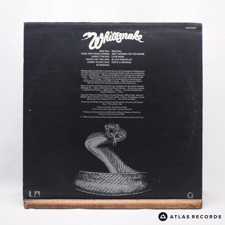 Whitesnake - Ready An' Willing - A-3 B-3 LP Vinyl Record - VG+/EX