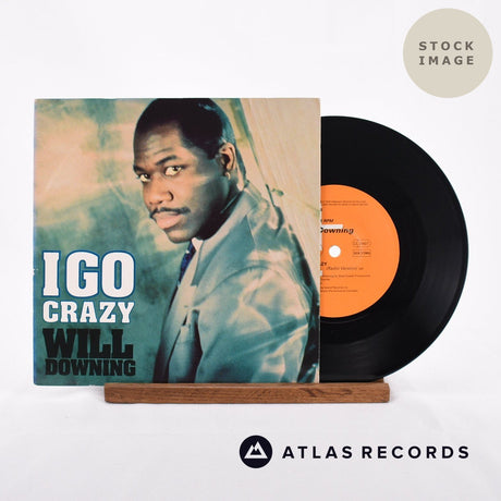 Will Downing I Go Crazy Vinyl Record - Sleeve & Record Side-By-Side