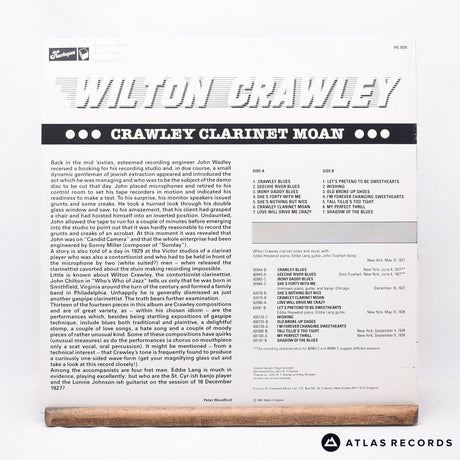 Wilton Crawley - Crawley Clarinet Moan - LP Vinyl Record - EX/NM