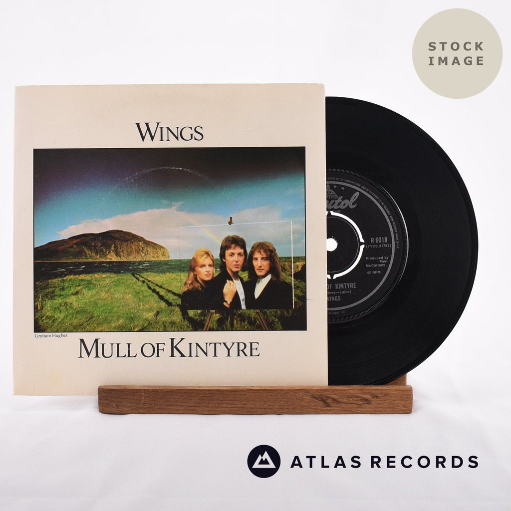Wings Mull Of Kintyre 1981 Vinyl Record - Sleeve & Record Side-By-Side