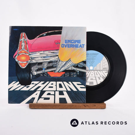 Wishbone Ash Engine Overheat 7" Vinyl Record - Front Cover & Record