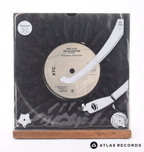 XTC - Life Begins At The Hop - Clear 7" Vinyl Record - EX/VG+