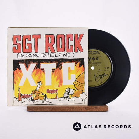 XTC Sgt. Rock 7" Vinyl Record - Front Cover & Record
