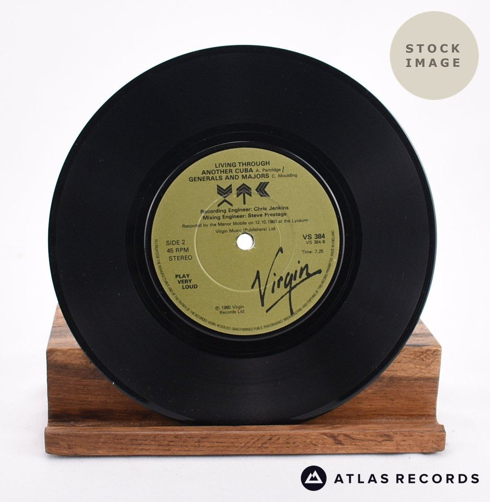 XTC Sgt. Rock 1981 Vinyl Record - Record B Side