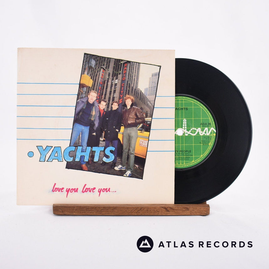 Yachts Love You Love You... 7" Vinyl Record - Front Cover & Record