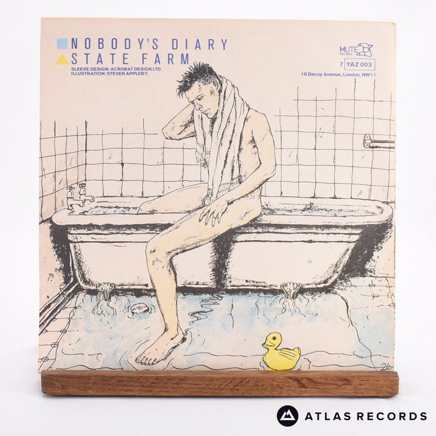 Yazoo - Nobody's Diary - 7" Vinyl Record - EX/EX