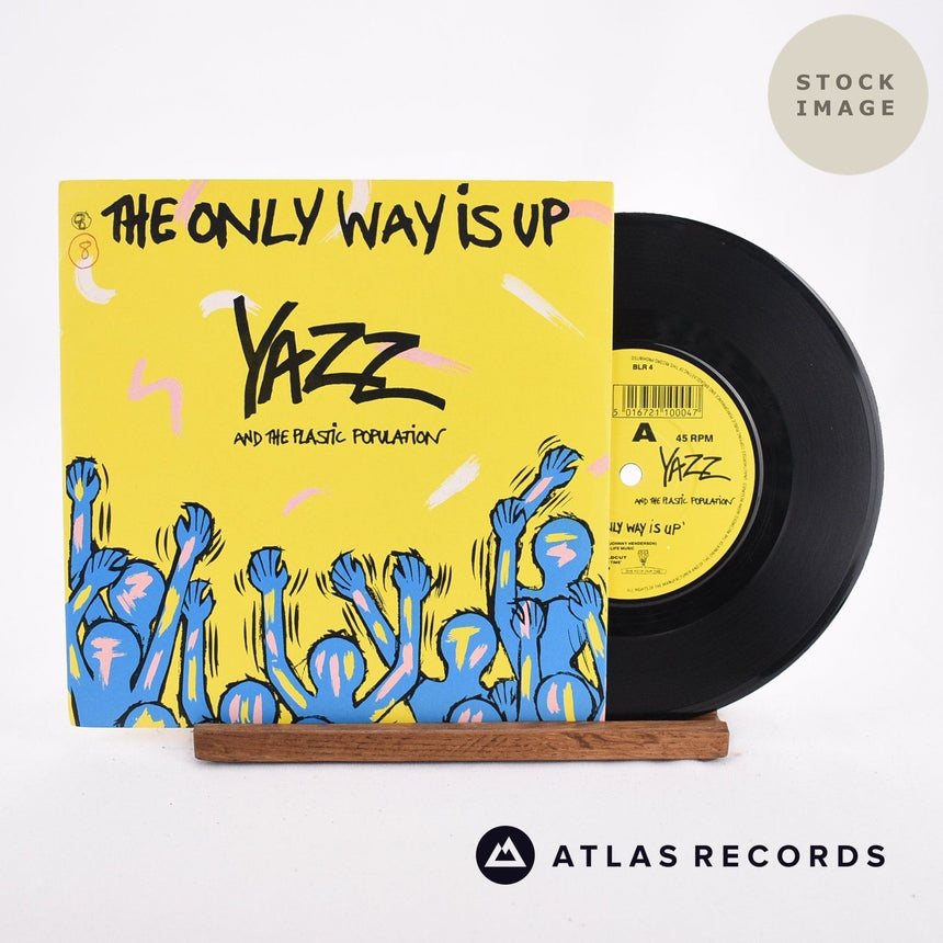 Yazz The Only Way Is Up Vinyl Record - Sleeve & Record Side-By-Side