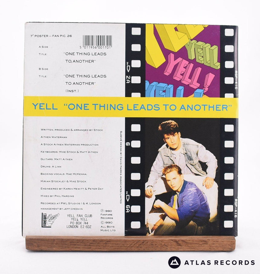 Yell! - One Thing Leads To Another - Poster Sleeve 7" Vinyl Record - EX/EX