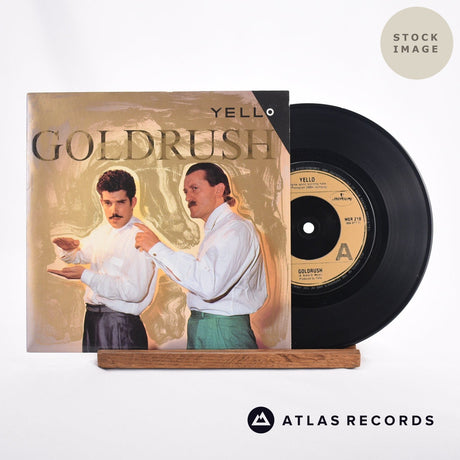 Yello Goldrush 7" Vinyl Record - Sleeve & Record Side-By-Side