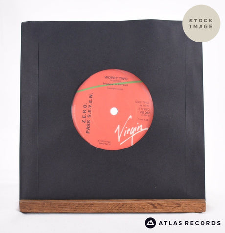 Z.E.R.O. Pass S.E.V.E.N. Worry 7" Vinyl Record - Reverse Of Sleeve