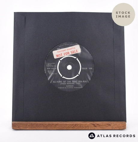 Zambezi Ali-King Of The Ring 7" Vinyl Record - Reverse Of Sleeve