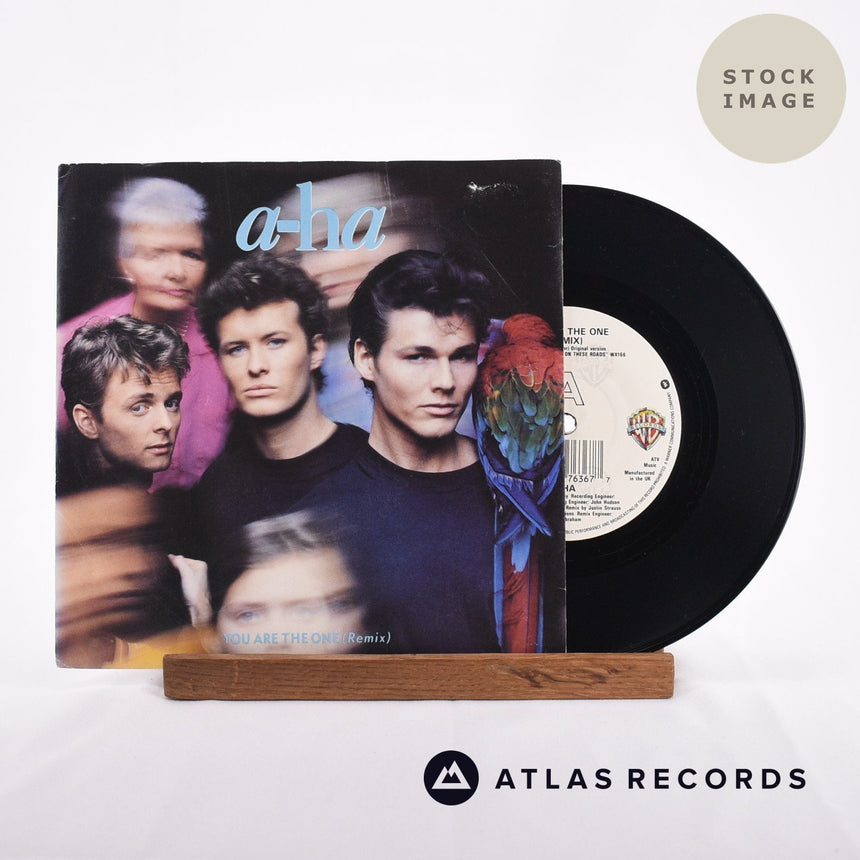 a-ha You Are The One Vinyl Record - Sleeve & Record Side-By-Side